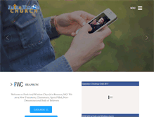 Tablet Screenshot of faithworksnow.com